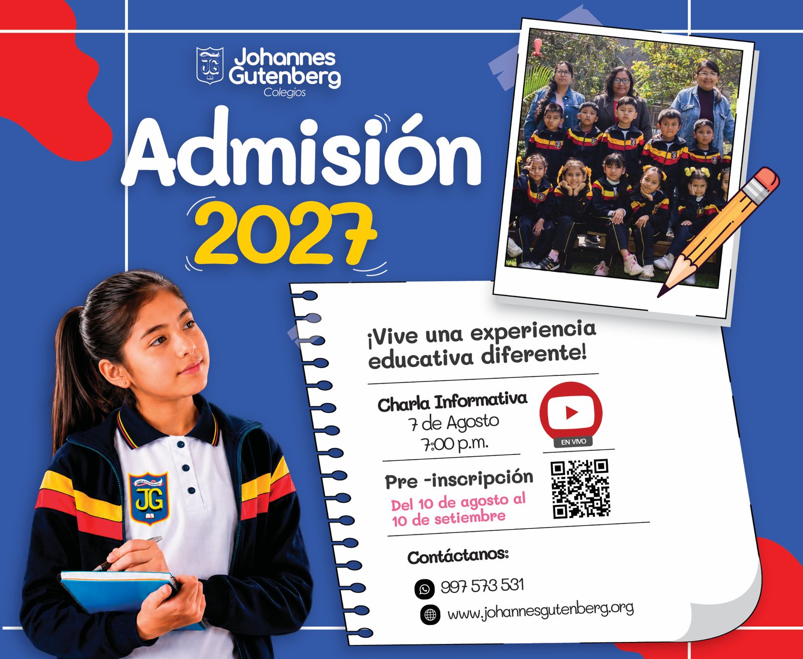 Admisión 2027
